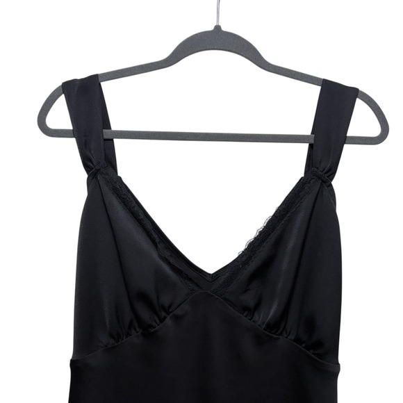 Wild Fable Black Lace Trim V Neck Cami Tank Top XX Large - Picture 3 of 8